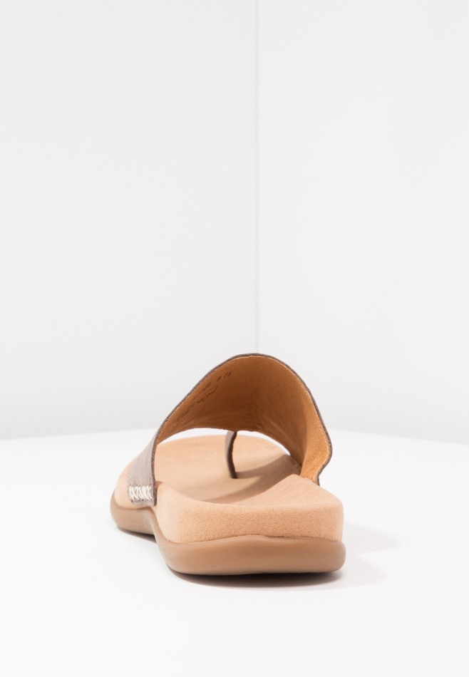 Sandales T-bar Gabor | Gris Exclusif